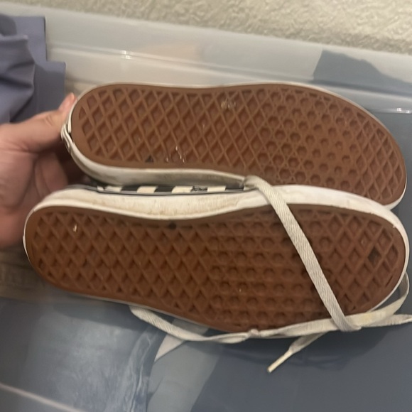 checkered  Vans . Women size 5.5 Men’s size 4 - Picture 3 of 4